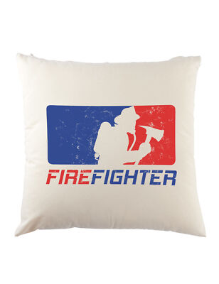 Firefighter Dekokissen Fire Brigade Axe Helmet Volunteer Department Fighter