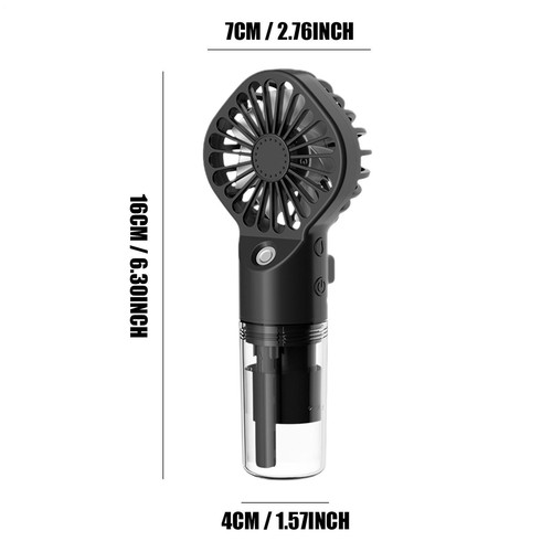 Hand Held Spray Fan Portable Mini Charging Hand Held Fan Spray Humidification - Picture 4 of 15