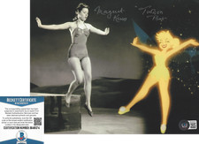 MARGARET KERRY SIGNED 'TINKER BELL' PETER PAN 8x10 MOVIE PHOTO BECKETT COA BAS