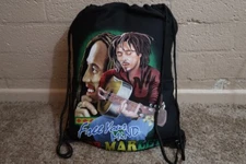 10 Pieces Bob Marley W/ Dreadlocks Drawstring Bag Knapsack Bookbag Jamaic