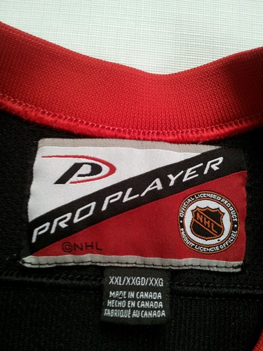 VINTAGE RARE MADE IN CANADA PRO PLAYER CHICAGO BLACKHAWKS HOCKEY JERSEY SIZE XXL - Picture 7 of 9