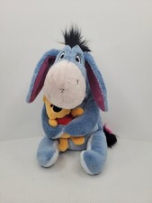 Disney Winnie The Pooh  Eeyore Plush Stuffed Animal Eeyore Holding Pooh Bear