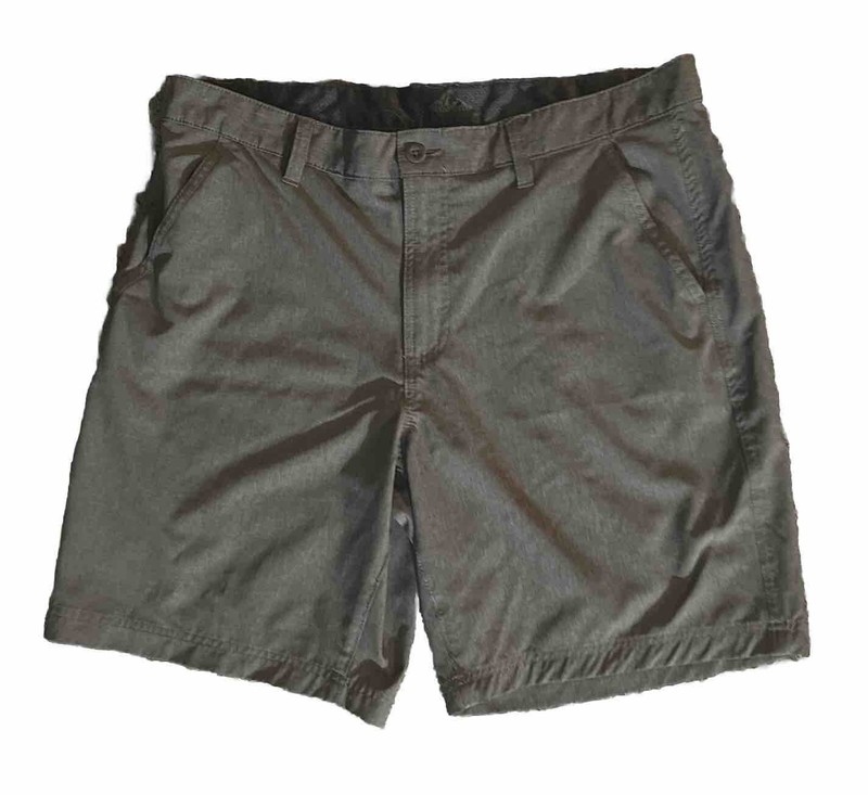 Croft Barrow Mens Golf Shorts 36 Lightweight Microfiber Casual Performance Khaki