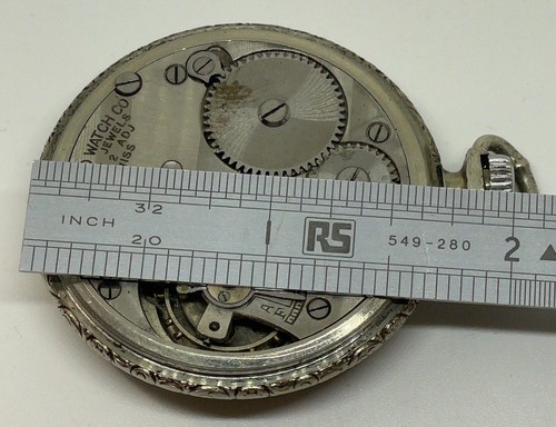RECORD POCKET WATCH 6 Jewels Swiss Needs a Service - Picture 19 of 23