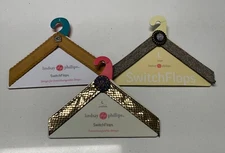 Lindsay Phillips Switch Flop Straps For Sandals Lot of 3 Size Large