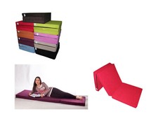 Materasso pieghevole materassini per ospiti singolo futon puf 195 x 65 x 10cm Mi