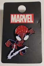 SPIDER-MAN ENAMEL PIN Web Salesone Marvel comic book art amazing 1.5" Super Hero