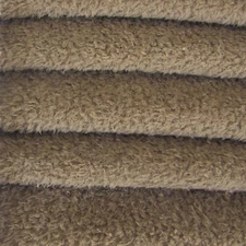 1/4 yd VIS1/SCM Mink INTERCAL 6mm Med. Dense Curly Matted German Viscose Fabric