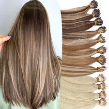 CLEARANCE Nano Ring Russian Remy Human Hair Extensions Micro Loop Bead Real Hair