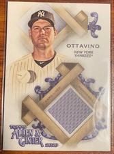 2020 Topps Allen & Ginter Relic #FSRA-AO Adam Ottavino New York Yankees Used
