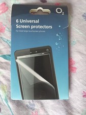 3 Universal Screen Protectors by O2 for Blackberry I Phone HTC Samsung Ericsson 