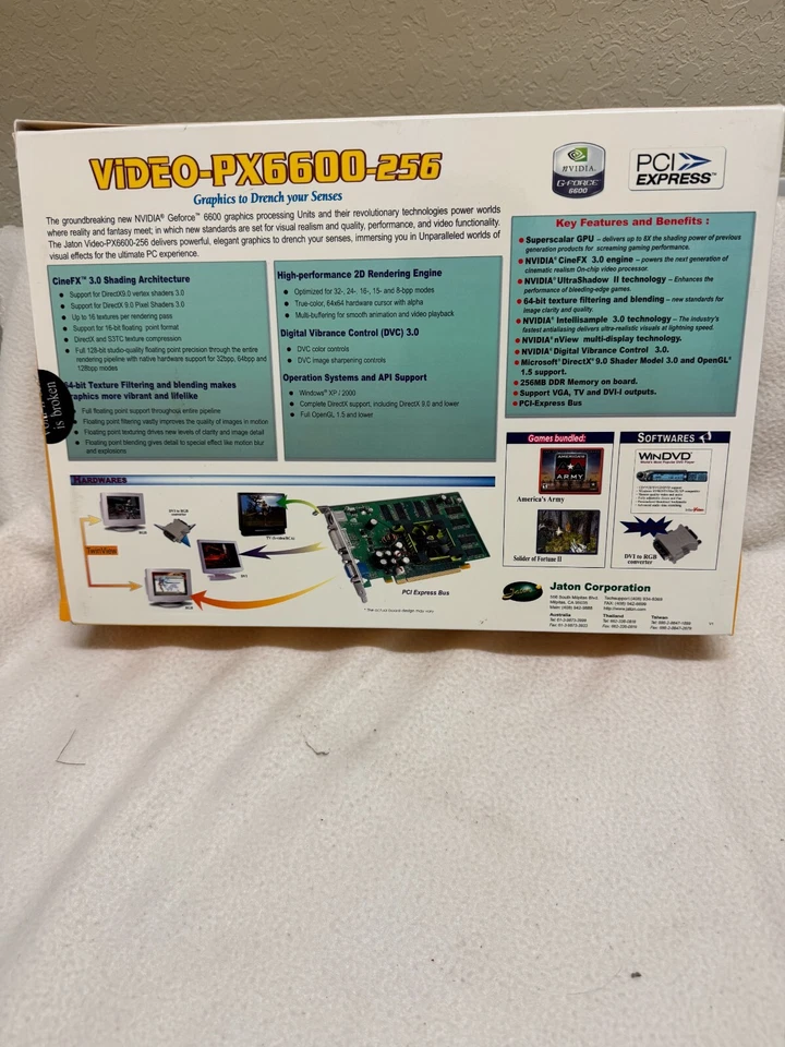 Nvidia PX6600, Geforce 6600 GPU - OPEN BOX!!!! - Image 3 of 4