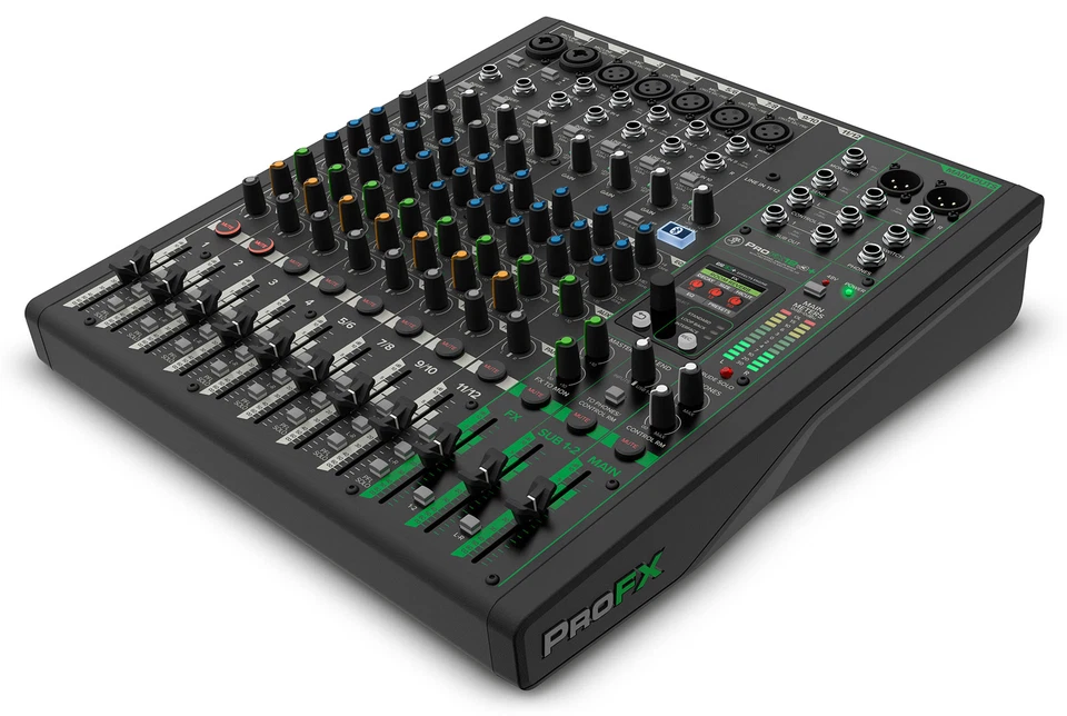 Mackie ProFX12v3+ 12-Channel Analog Mixer w/Enhanced FX/USB Recording/Bluetooth - Image 3 of 4