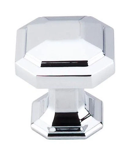 Top Knobs TK286PC Chareau Collection 1-1/8" Emerald Knob, Polished Chrome New - Picture 2 of 2