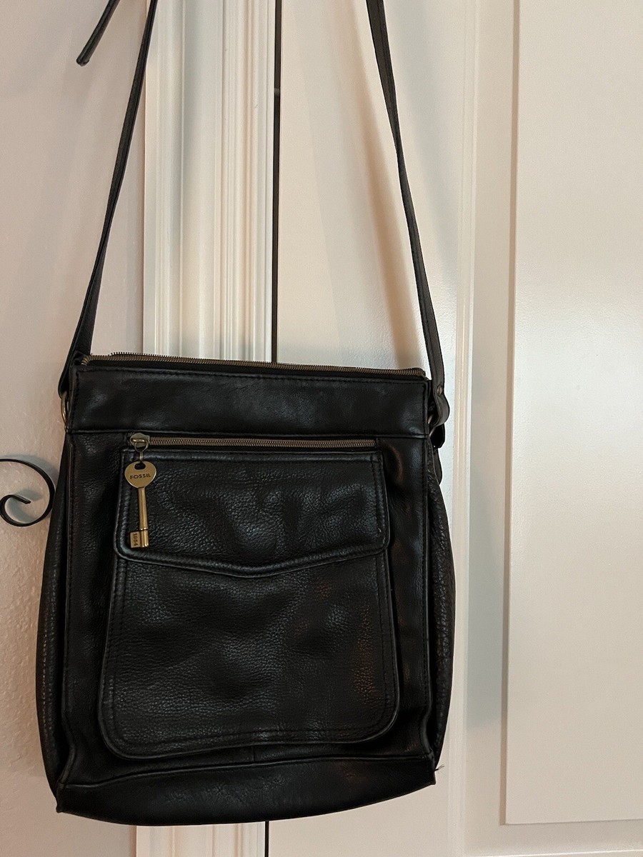 Fossil Black Leather Purse 75082 Fossil Purse Fossil Leather  display picture 1