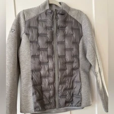 Levelwear Zion Ladies Heather Pebble/Gray Down Activewear Coat . Size L NWT