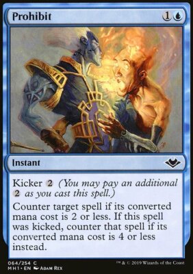 Magic the Gathering MTG Prohibit (64) Modern Horizons   LP