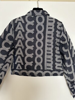 Marc Jacobs Monogram Denim Jacket. Size XS | eBay