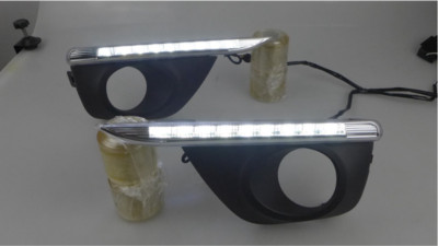 For Renault Koleos 2011-2014 LED DRL Daytime Running Driving Light Fog Lamp