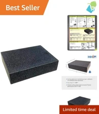 Compact 6" x 8" x 2" Granite Surface Plate - Durable Tool for Accurate Measures