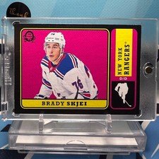 2018-19 O-Pee-Chee #423, BRADY SKJEI SSP 🔥🔥🔥 Retro Black Border /100