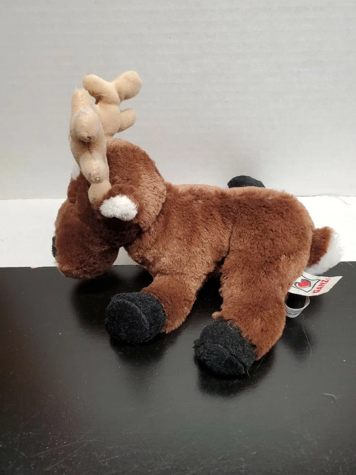 9 Inch Ganz Reindeer Webkinz Plush - NO CODE - Soft - Cuddly - Image 2 of 4
