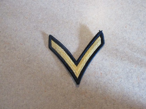 US Army Dress BLUE Uniform Private E-2 Class Stripes Patch Perfect Cond Used - Picture 2 of 2