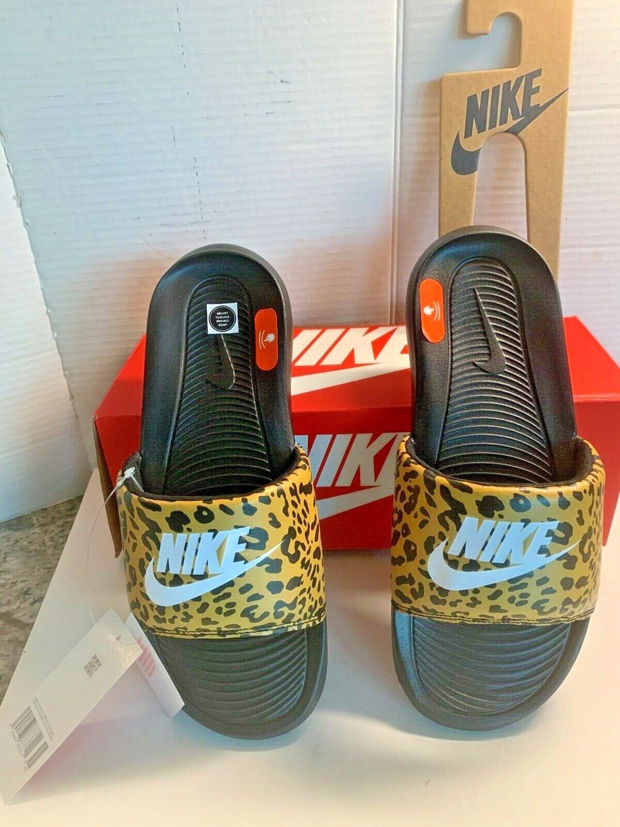 【NIKE】W VICTORI ONE SLIDE PRINT (LEOPARD) NEW NIKE Victori One Sport Women's Slide Leopard Print