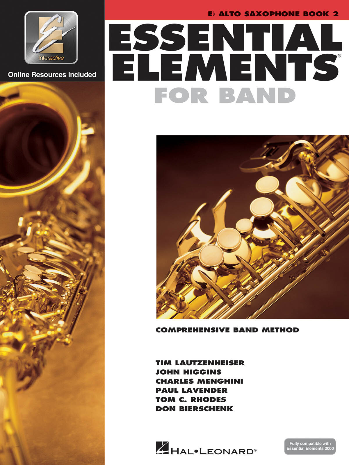 Essential Elements for Band Eb Alto Saxophone Book 2 Music Lessons Online Media