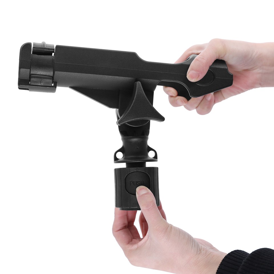 Fishing Rod Holder Adjustable Fishing Holder for Most Kayak Rail F8I1