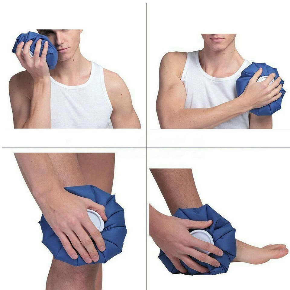 Pain Relief Hot & Cold Therapy Reusable Ice Bag Pack Wrap For Knee Shoulder Back - Image 4 of 4