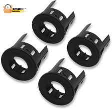 4X Parking Assist Sensor Mount Bracket Bezels Compatible with 2014-2018 Ram 150