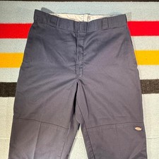 Vintage 90s Dickies Navy Workwear Pants  Made in USA  W38 L26.5