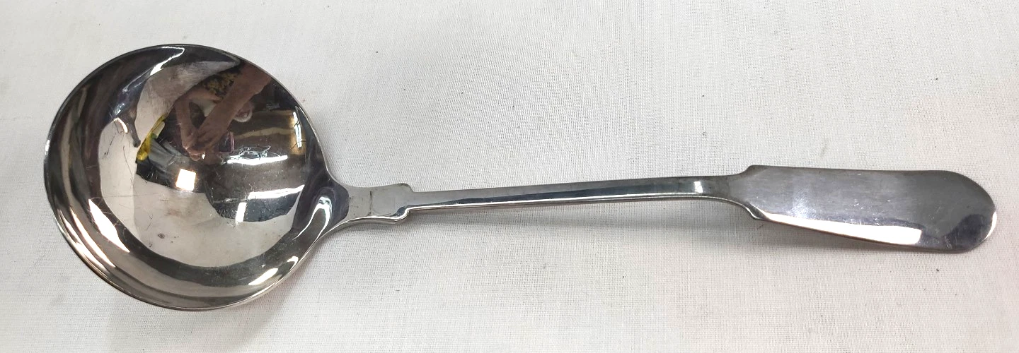 The Bailey Banks and Biddle Co. Silverplate Soup Ladle