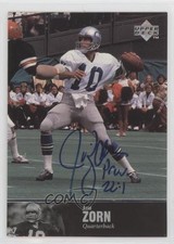 1997 Upper Deck NFL Legends Auto Jim Zorn #AL-177 Auto wd9