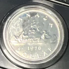 1976 Canada Silver $1 Uncirculated Coin with Presentation Case