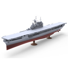 SSC1000750S 1/1000 kit modellino militare USS Hornet CV-8 portaerei CAFO COMPLETO