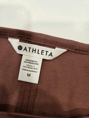 Athleta Essential Tee Dress In Red Rock Size M - Picture 3 of 6