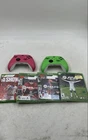 Microsoft Xbox Series X Sports Video Games And 2 Controllers Lot Of 4
