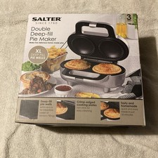 Salter Double Deep-fill Pie Maker EK4082 Brand New In Box