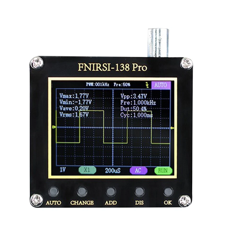 FNIRSI-138 PRO Digital Handheld Oscilloscope 2.5MS/s 200KHz Analog Bandwidth new - Image 2 of 4
