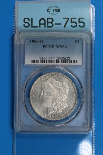1900-O $1 MORGAN SILVER DOLLAR PCGS MS64 TYPE COIN SLAB-755