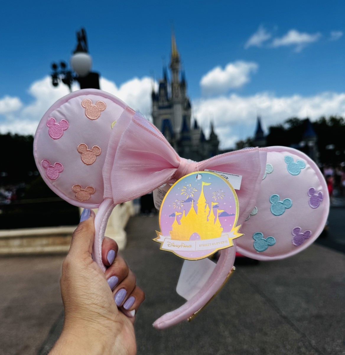 Disney Parks 2026 Mickey Stoney Clover Pink Ears Headband Mickey Mouse Icons Disney Parks 2026 Stoney Clover Mickey Minnie | Mercari main image 4