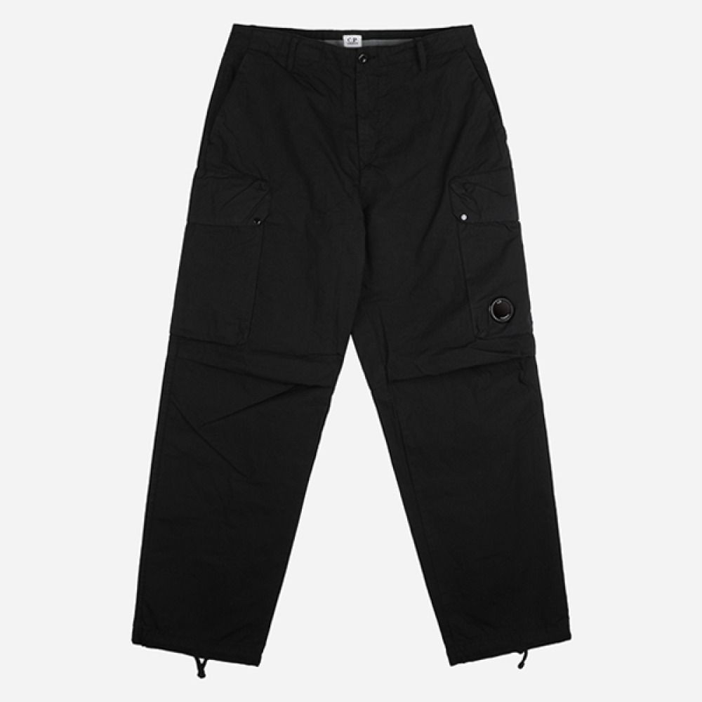 CP Company 6S Lens Wappen Drawstring Cuff Pocket Pants Black 151520584