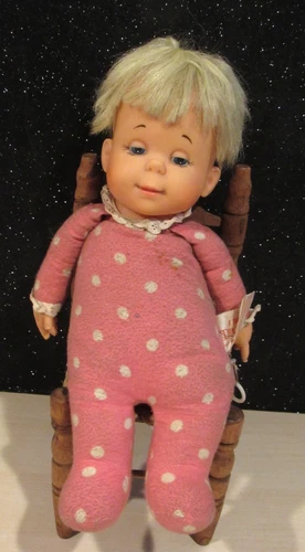 Vintage Mattel Drowsy I Talk Doll 1964 Pull String  14"  CUTE BUT MUTE