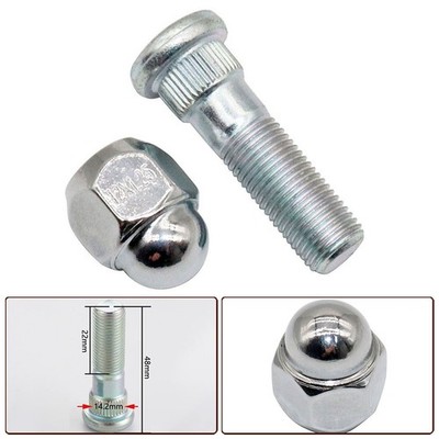 Precision Engineered Wheel Hub Bolt Stud & Nut Set for für FORESTER 2009 2019