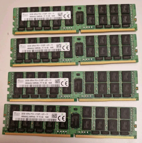 4 x 774174-001   HP 32GB (1x32GB) Quad Rank x4 DDR4-2133 