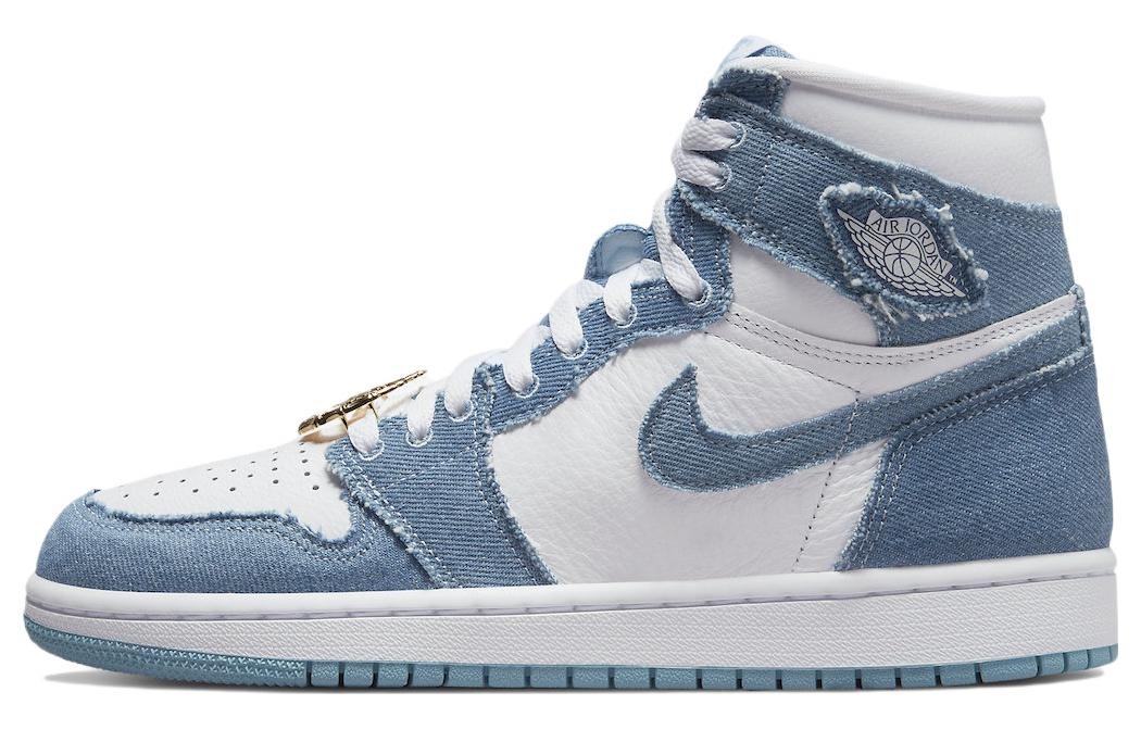 Size 5 - Jordan 1 High OG Denim 2022 for sale online | eBay