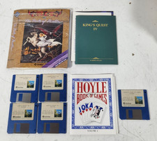Vintage King's Quest IV The Perils of Roselle Hoyle Book of Games Sierra 3.5"