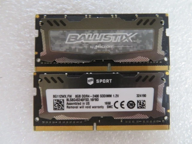 Ballistix Computer PC4-19200 (DDR4-2400) Bus Speed Memory (RAM